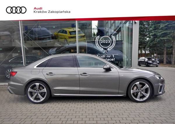 Audi A4 cena 164400 przebieg: 64857, rok produkcji 2020 z Biała Rawska małe 466